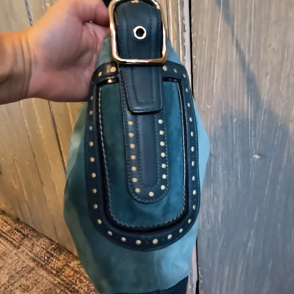 Coach Y2K Suede & Leather Hobo - Picture 8 of 10